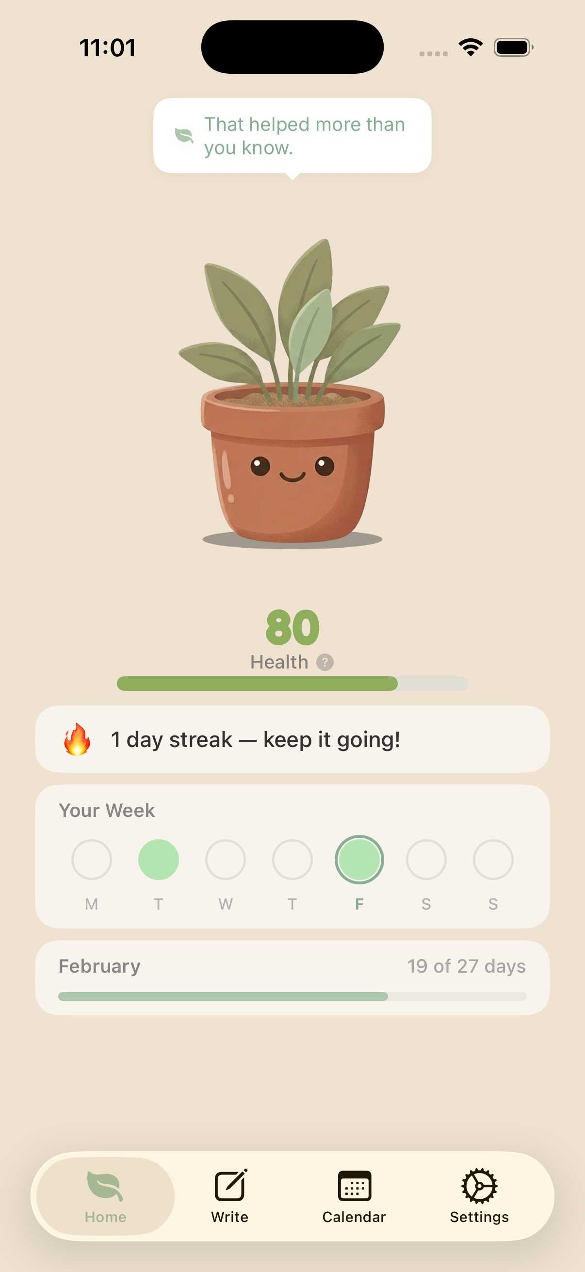 Seedlit - Healthy plant with streak